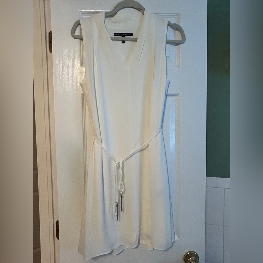 White House Black Market Ivory Mini Dress